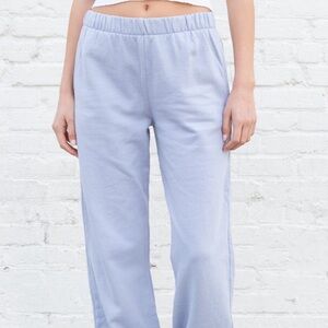 BRANDY MELVILLE LIGHT BLUE ROSA SWEATPANTS